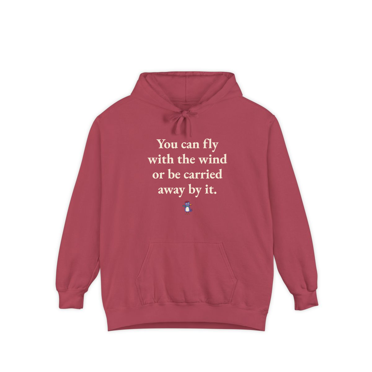 Comfort Colors hoodie, Crimson