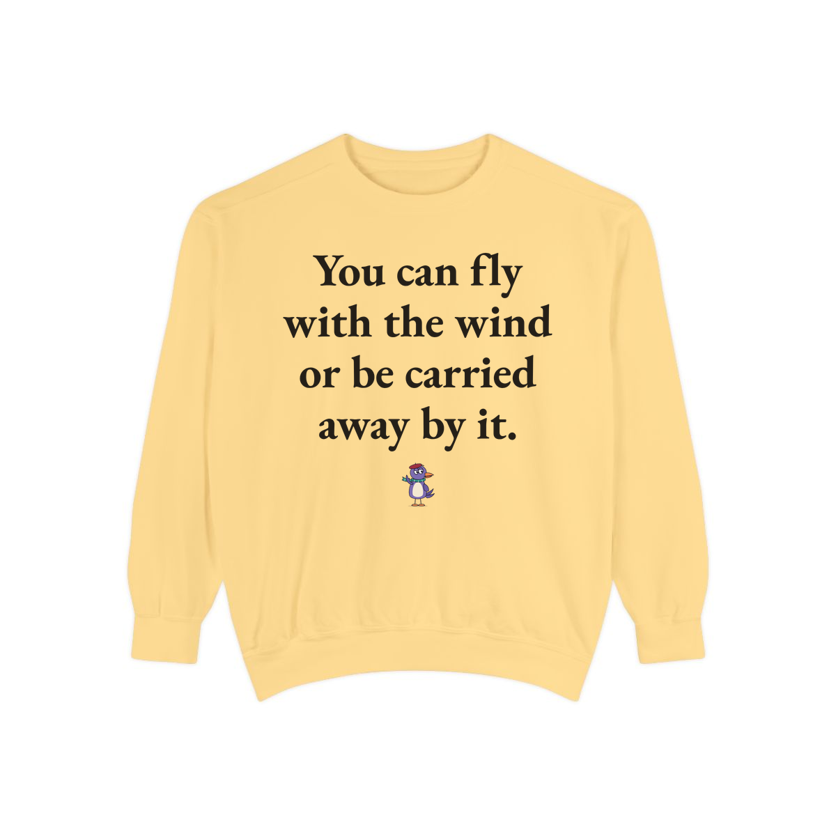 Comfort Colors sweatshirt, Butter