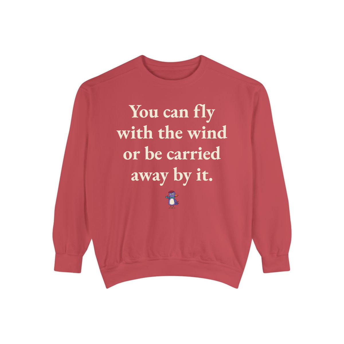 Comfort Colors sweatshirt, Crimson
