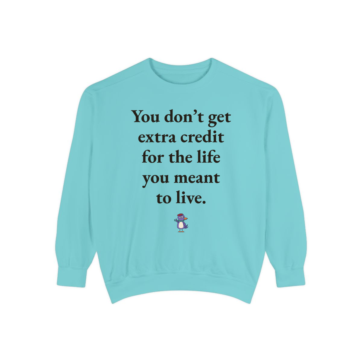 Comfort Colors sweatshirt, Chalky Mint