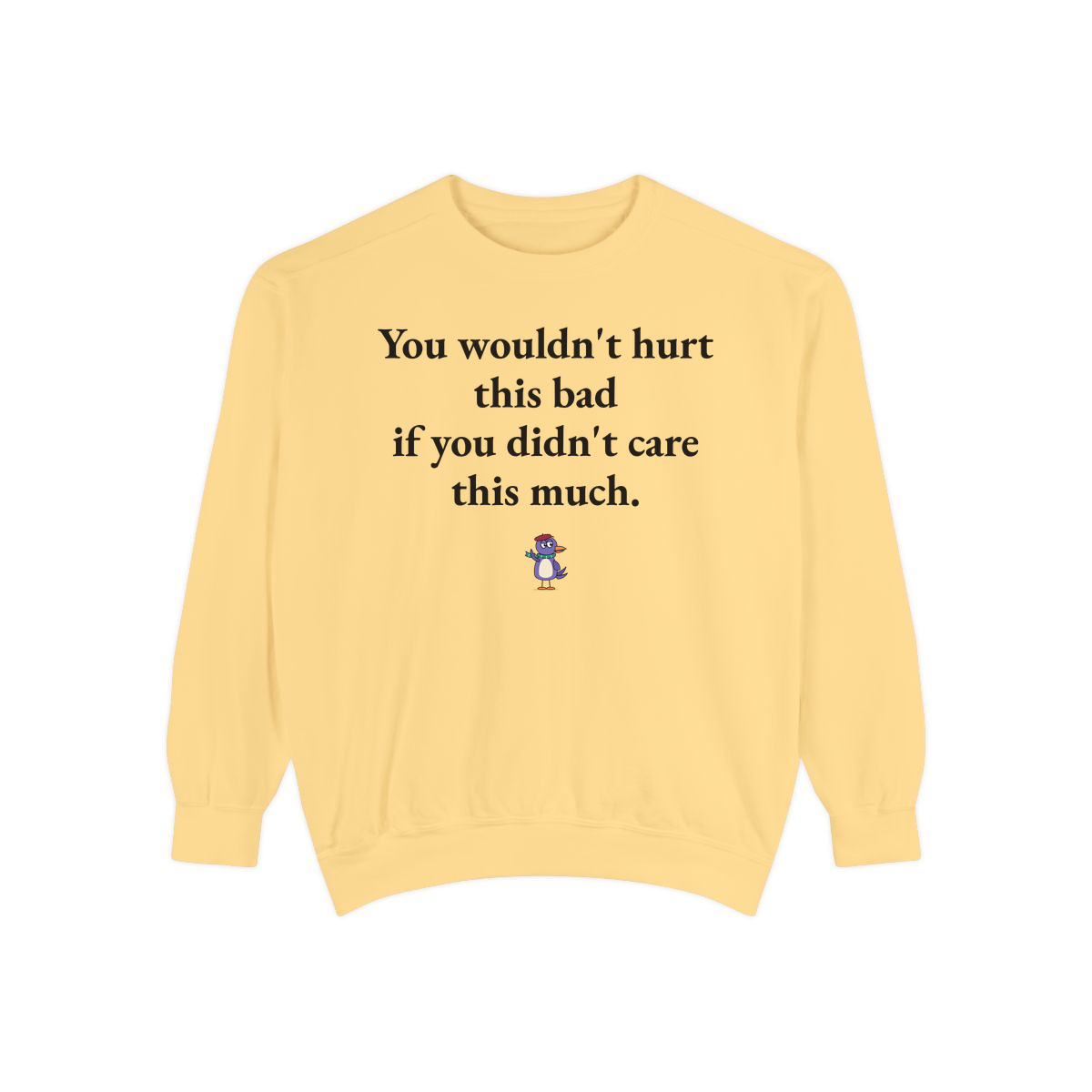 Comfort Colors sweatshirt, Butter