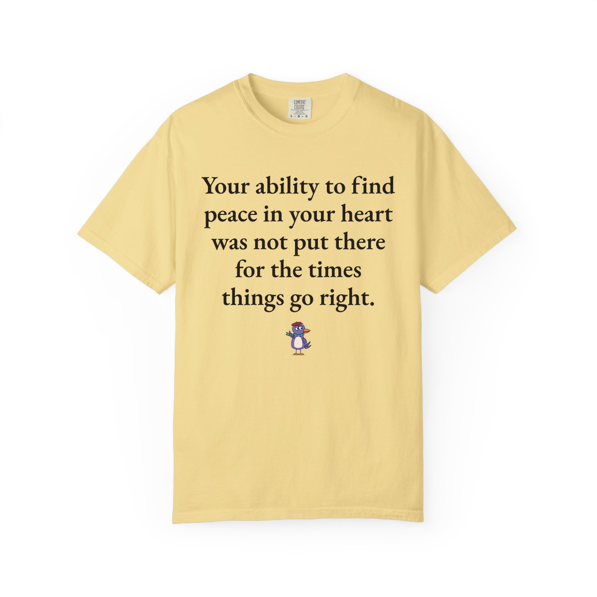 Comfort Colors tee, Butter